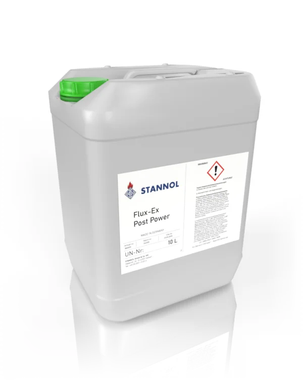 Grauer Kanister mit Stannol-Reiniger Flux-Ex Post Power